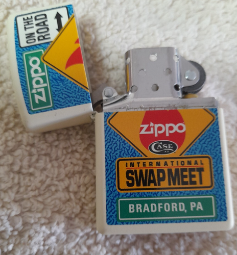 Zippo Lighter "International Swap Meet, Bradford, PA" Unused - Picture 2 of 3
