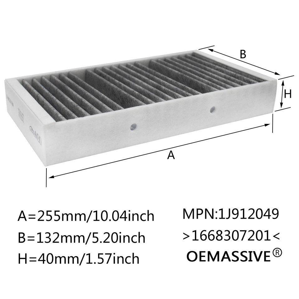 Filtro de aire de cabina para Mercedes-Benz Clase GL GLS X166 Clase M GLE W166 1668300318 Foto 4 de 4