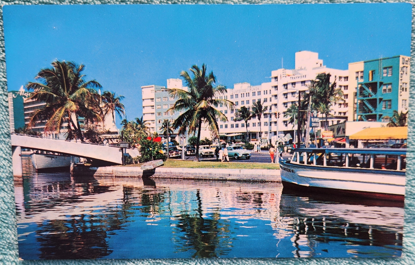 Pancoast Lake Miami Beach Florida 1960's Unused Vintage Postcard eBay