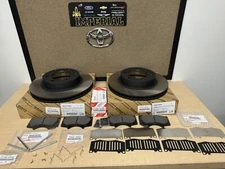 2003-2009 TOYOTA 4RUNNER GENUINE OEM FRONT BRAKE ROTORS TCMC PADS SHIMS & PINS