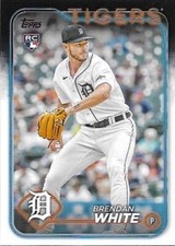 2024 Topps Series 1 Brendan White RC #8 Rookie Card Detroit Tigers MLB Baseball