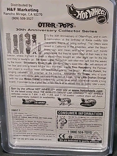 Hot Wheels 30th Anniversary Special Collector Series 1/7 Otter Pops 1:64 G6 - Foto 3 di 3