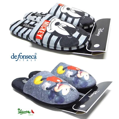 DISNEY TOPOLINO ciabatte pantofole DEFONSECA uomo invernali ROMA M 880