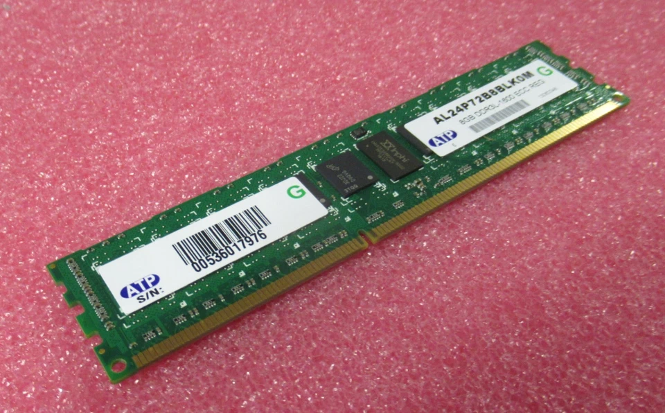 ATP 8GB DDR3 PC3-12800R 1600Mhz 240-Pin DIMM Server Memory RAM AL24P72B8BLK0M - Image 2 of 4