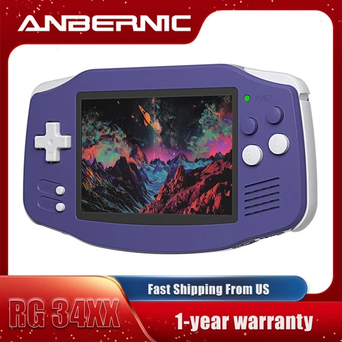 ANBERNIC RG34XX Handheld Game Console RG 34XX 64-bit Linux System 5000+ Games