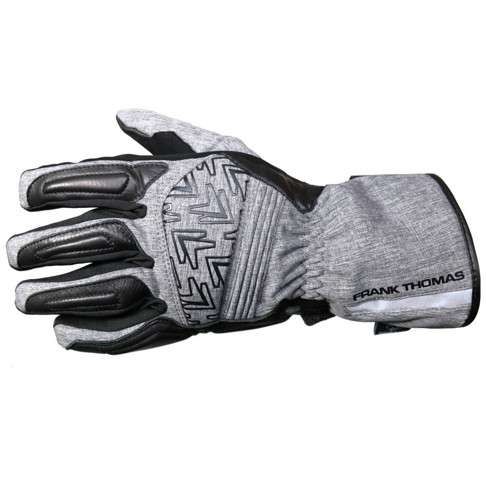 Frank Thomas Mohawk WP Motorcycle Gloves Black Grey UK