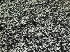 Lady McElroy Loretta Stretch Woven Viscose Fabric Black - per metre