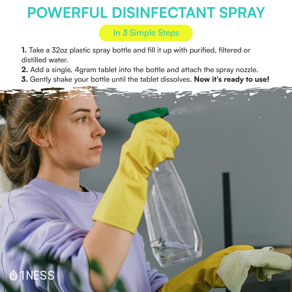 Tabletas eliminadoras de olores de alta resistencia 1ness (24 paquetes) Foto 3 de 4