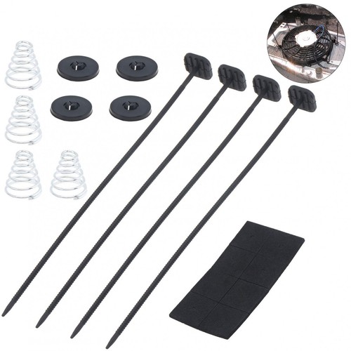 NEW ZIP TIES STRAPS ELECTRIC RADIATOR FAN TIE STRAP MOUNTING KIT TABS SPRINGS US - Picture 7 of 10