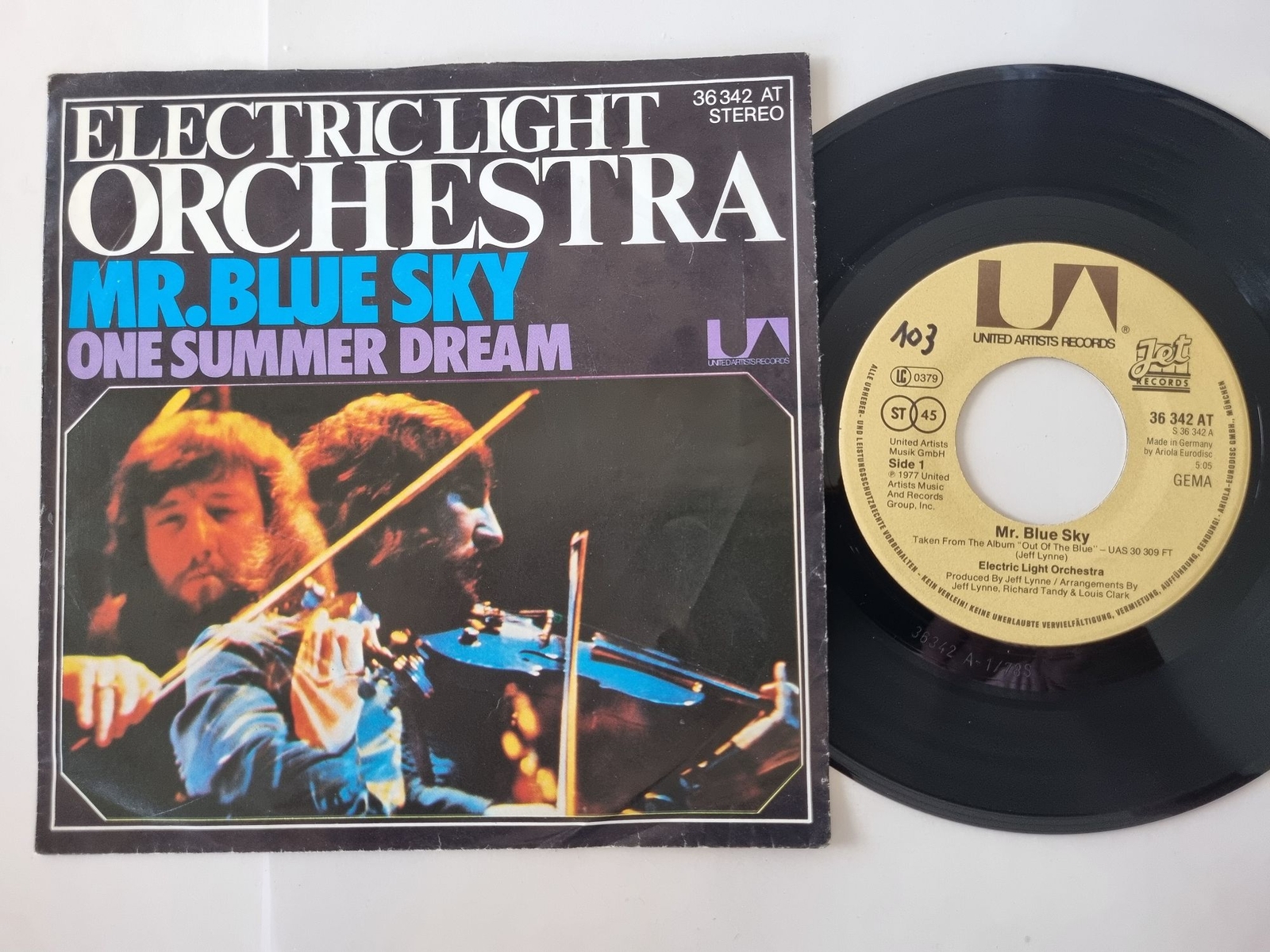 Electric Light Orchestra - Mr. Blue Sky 7'' Vinyl Germany