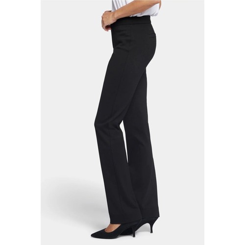 NYDJ Black Dress Pant Career Straight Leg Stretch 4P Lift Tuck Technology Career - Picture 2 of 9