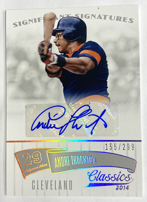 2014 Panini Classics Andre Thornton Auto 155/299