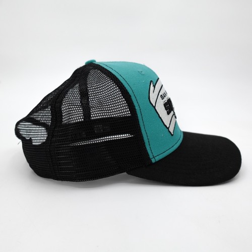 San Antonio SPURS Hat Cap Snap Back Black Blue New Era 9Fifty Hardwood Classics - Picture 6 of 14