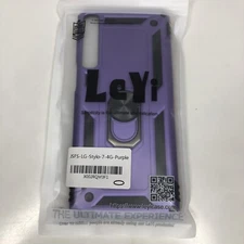 LeYi Phone Case LG Stylo 7 4G Purple Cell Phone Protector
