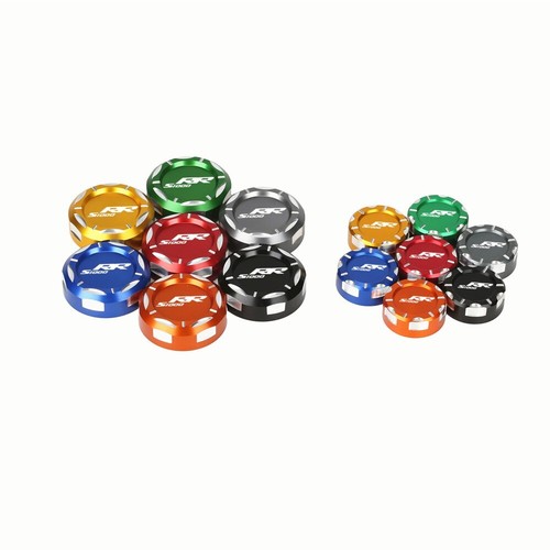 3D CNC Aluminum Brake Reservoir Cover For 2008-2017 Honda CBR1000RR – Front & Rear Set, Anodized 7 thumbnail image