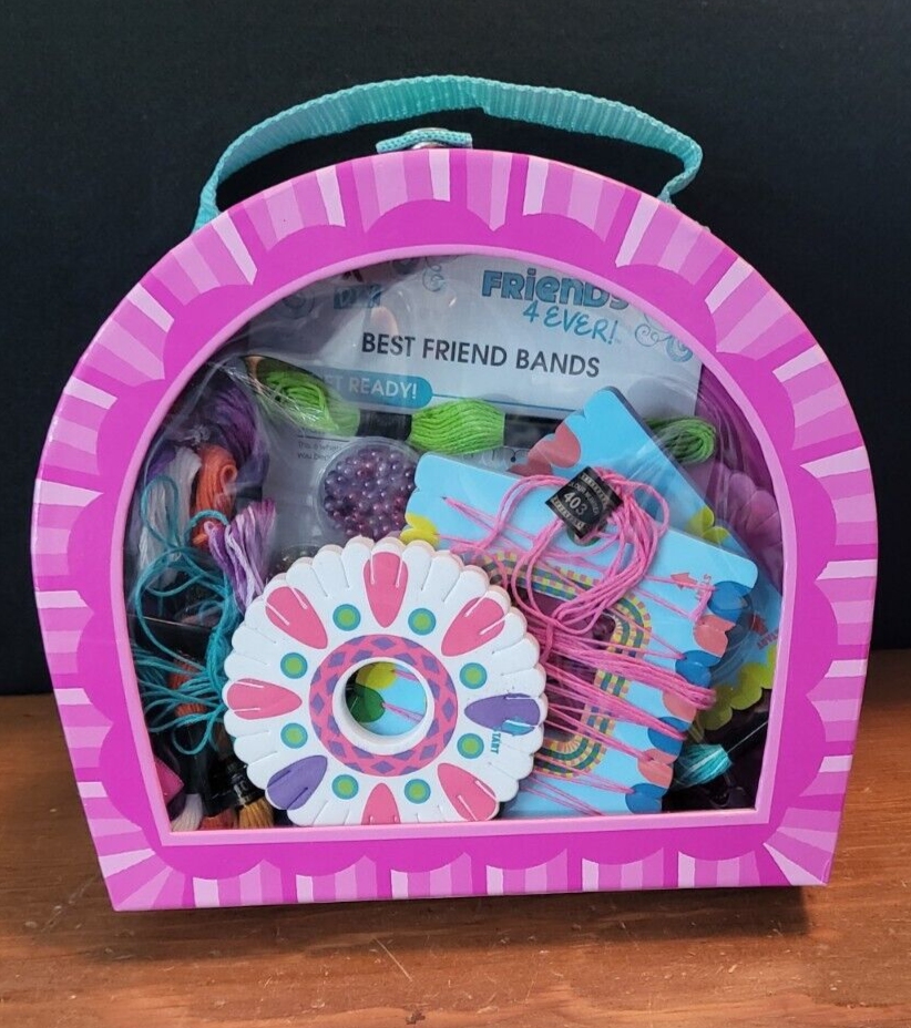 Alex Friendship Bracelet Kit ~ embroidery thread, beads, patterns, instuctions