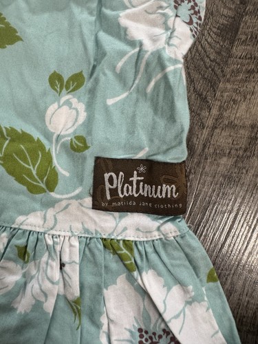 Lot Of Two Matilda Jane Girls Flare Cropped Pants Floral Size 6 Blue Peach - Picture 3 of 13