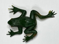 Vintage Jiggler 1970's Rubber Frog Amphibian Hong Kong Dime Store Rack Toy 4"