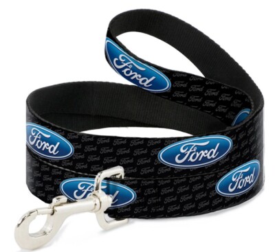 Dog Leash Licensed FORD LOGO 6 Feet Long Buckle Down Licensed Pet Product