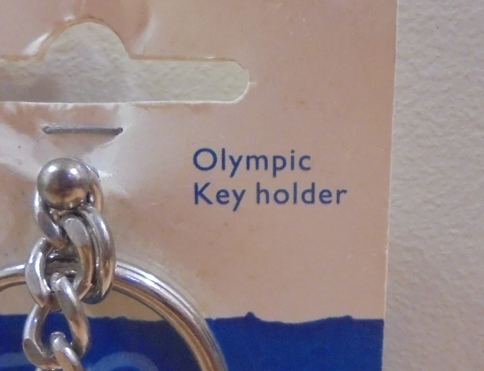 OLYMPIC GAMES ATHENS 2004 ADVERTISIGN METAL KEYCHAIN - Image 2 of 4