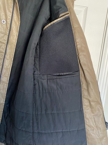 PORSCHE P1000 Medium Brown / Grey trench coat overcoat jacket RARE - Picture 3 of 5
