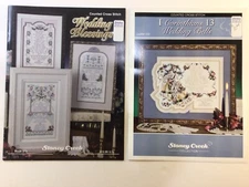 2 Stoney Creek Wedding Themed Cross Stitch Books