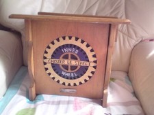 VINTAGE WOODEN LECTURN INNER CHESTER-LE-STREET WHEEL ROTARIAN 1949.
