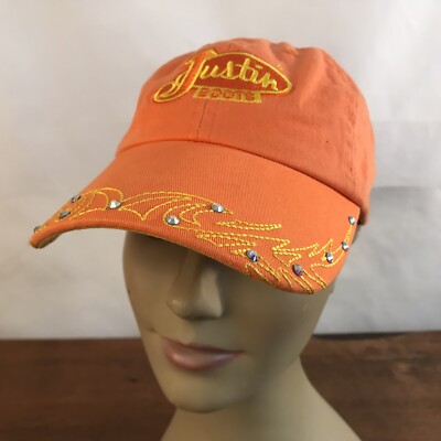 justin boots baseball cap