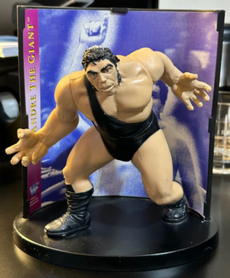 Vintage 1997 Jakks WWF ANDRE THE GIANT Action Figure on stand