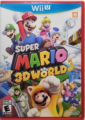 Super Mario 3D World (Nintendo Wii U, 2013) Tested Manual CIB Tracked Shipping 