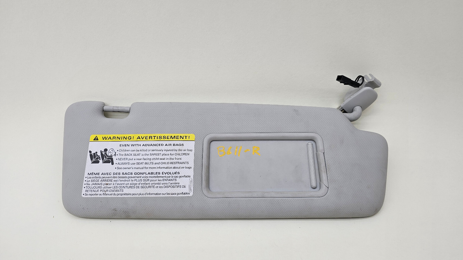 2016 Audi A6 Front Right Windshield Sun Visor Shade Tan OEM for  