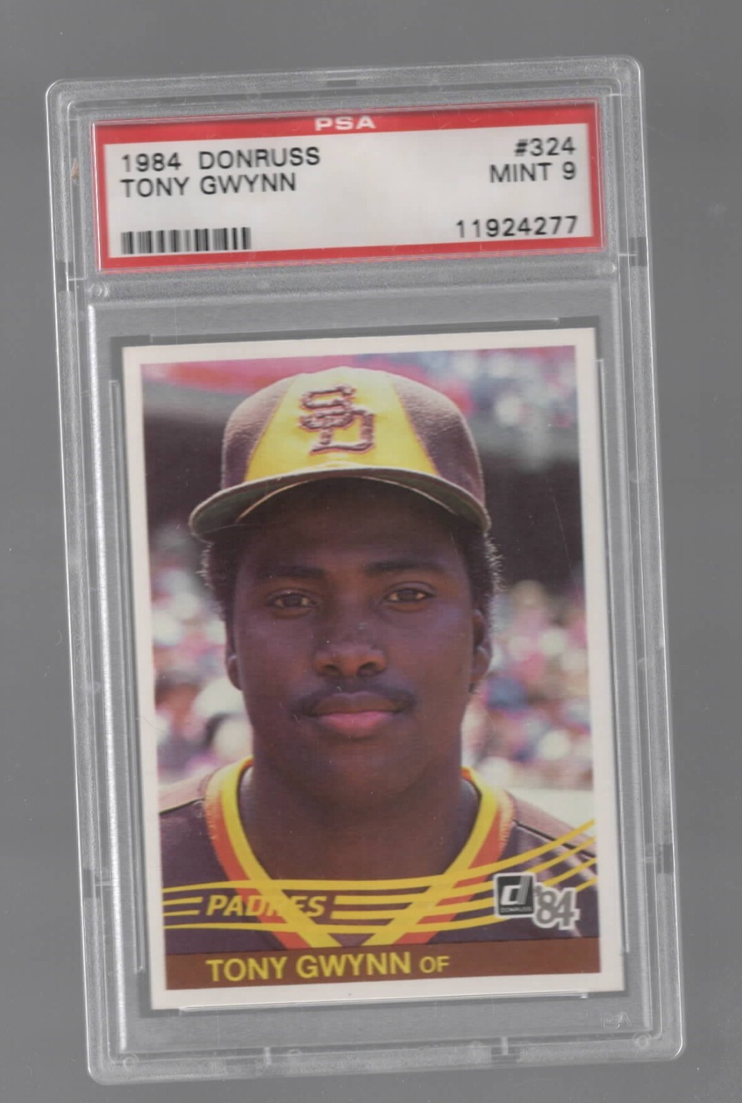 1984 Donruss #324 Tony Gwynn San Diego Padres HOF PSA 9 MINT