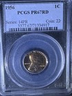 1956 p lincoln cent PCGS pr69rd — photo 1