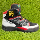 Adidas Mutombo OG Mens Size 9 Black White Red Athletic Casual Shoes Sneakers