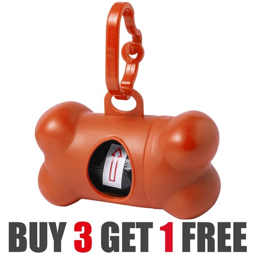 Knochenform Haustier Abfallbeutel Halter 15 Beutel Hund Poop Poo Spender mit Bleiclip - Bild 2 von 18