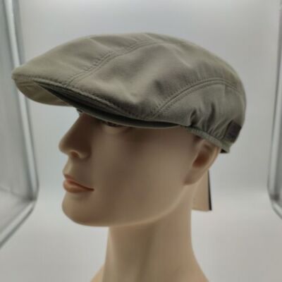 58 Göttmann Flatcap geblockt Harris Tweed Schirm Kappe Schild Mütze Nylon