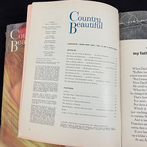 Lot of 5 Vintage Country Beautiful Magazines early 60s - Foto 3 di 12