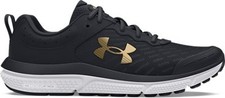 Under Armour Unisex-Child Grade School Assert 10 Running Shoe, Black-Black-Metal