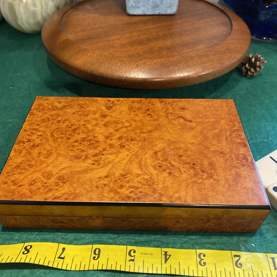 New Set of PVC Dominoes Set In Wood Effect Box - Image 3 of 4