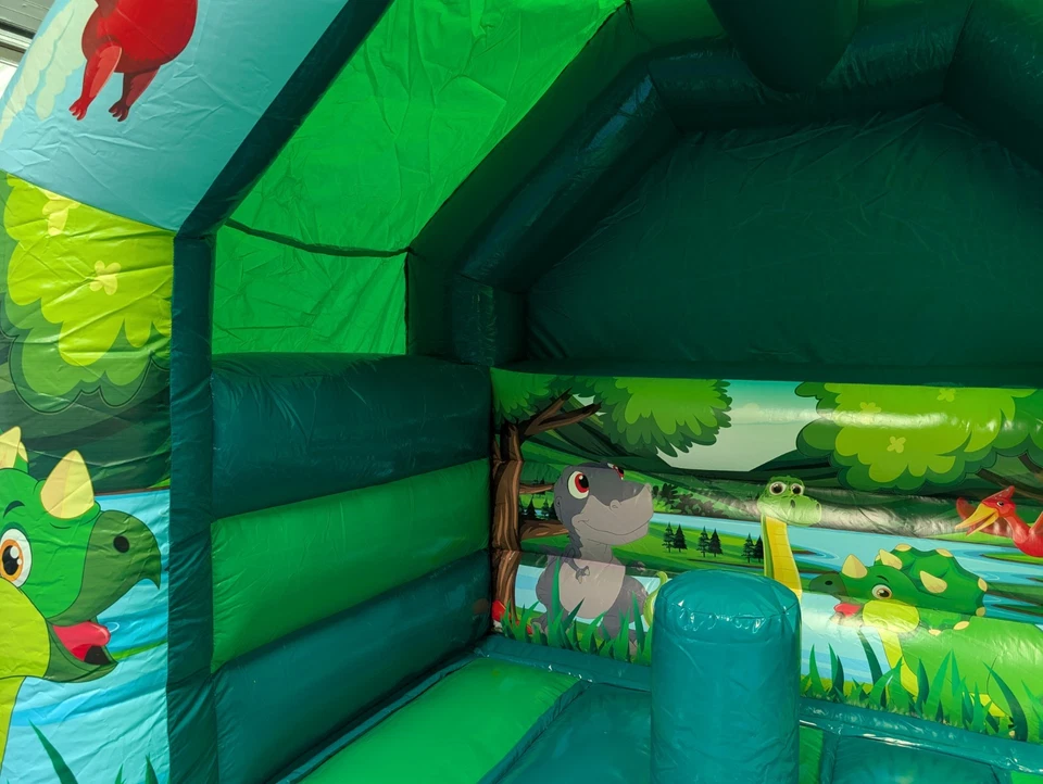 Hüpfburg - 3x3 m - Dino-Optik - neu - Profiqualität - Bild 4 von 4