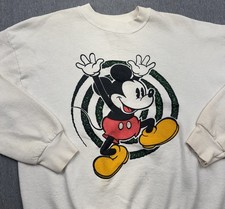 Mickey Co Crewneck Sweatshirt Sz XL Large Disney Mickey Mouse USA Vtg Stains