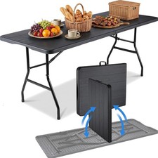 Eleganter 180x75cm Party- und Camping Tisch - Klappbar & Keine Montage Notwendig