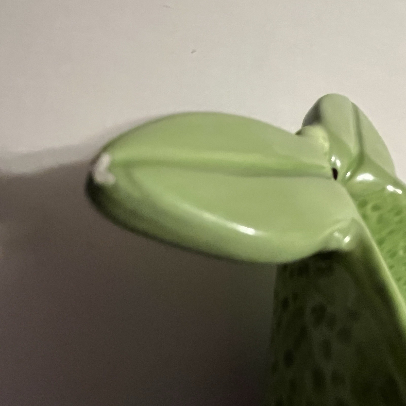 Lime Shaped Serving Bowl Green 3.5" x 5.5" x 2"H Ceramic by Design Imports DII