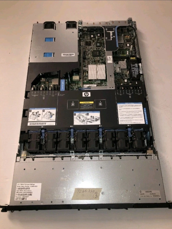 HP ProLiant DL360 G6 2x Xeon E5550 2,67GHz, 72 GB RAM