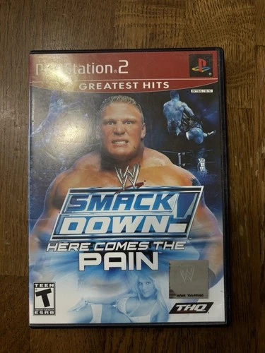 Wwe Smackdown-Here Comes the Pain - Sony PlayStation 2 CIB Tested & Working