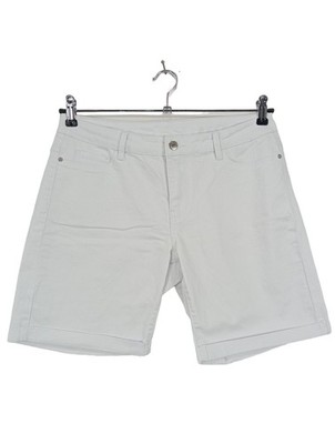 VERO MODA Jeansshorts Damen Kurze Hose Gr. DE 40 weiß Casual-Look