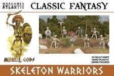 Classic Fantasy Skeleton Warriors - 32 Multi-Part 28mm Plastic Figures