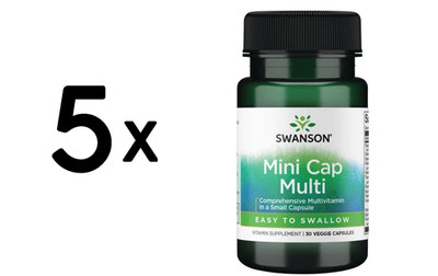 5 x Swanson Daily Multivitamin without Minerals - 30 vcaps (76,63 EUR/kg)