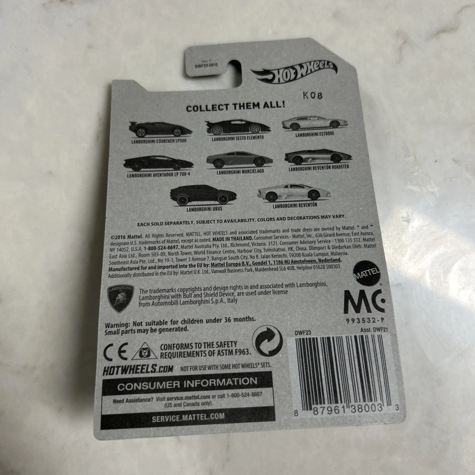 2016 风火轮 1/64 全新灰色/银色 LAMBORGHINI REVENTON ROADSTER — 第 2/2 张图片