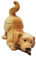 Big Sky Carvers Canine Kitchen Collection Golden Retriever Cookie Jar 2001 Rare